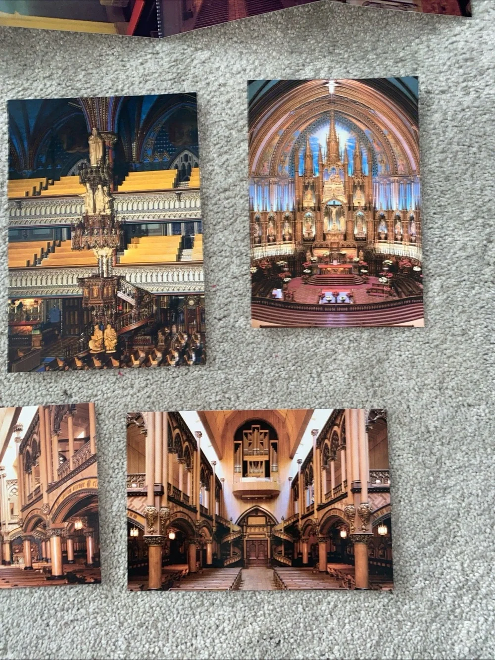 VTG Cathedral Marie Reine Du‎ Mondo Cathedral Montreal Postcards 6 LOT 13 Total